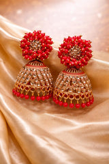 ✨ Elegant Jhumka Earrings – Traditional Festive Statement Jewelry✨