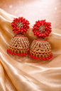 ✨ Elegant Jhumka Earrings – Traditional Festive Statement Jewelry✨