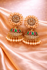 ✨ Elegant Jhumka Earrings – Traditional Festive Statement Jewelry✨