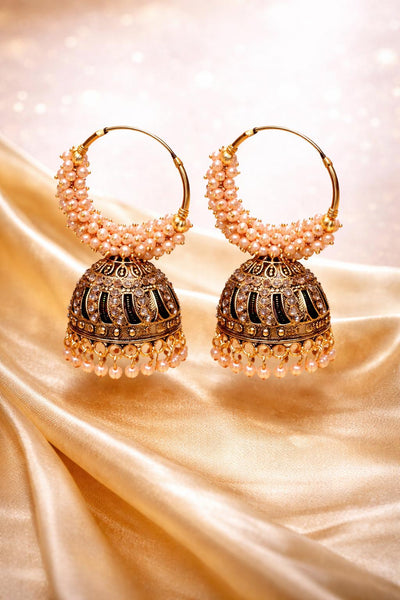 ✨ Heritage Hoop Jhumka Earrings✨