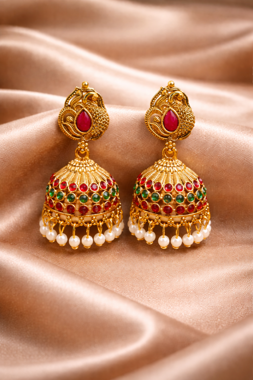 ✨ Royal Jhumka Earrings ✨