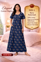 Elegant Cotton Maxi Nighty