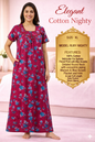 Elegant Cotton Maxi Nighty