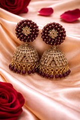 ✨ Elegant Jhumka Earrings – Traditional Festive Statement Jewelry✨