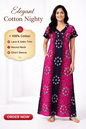 Elegant Cotton Maxi Nighty