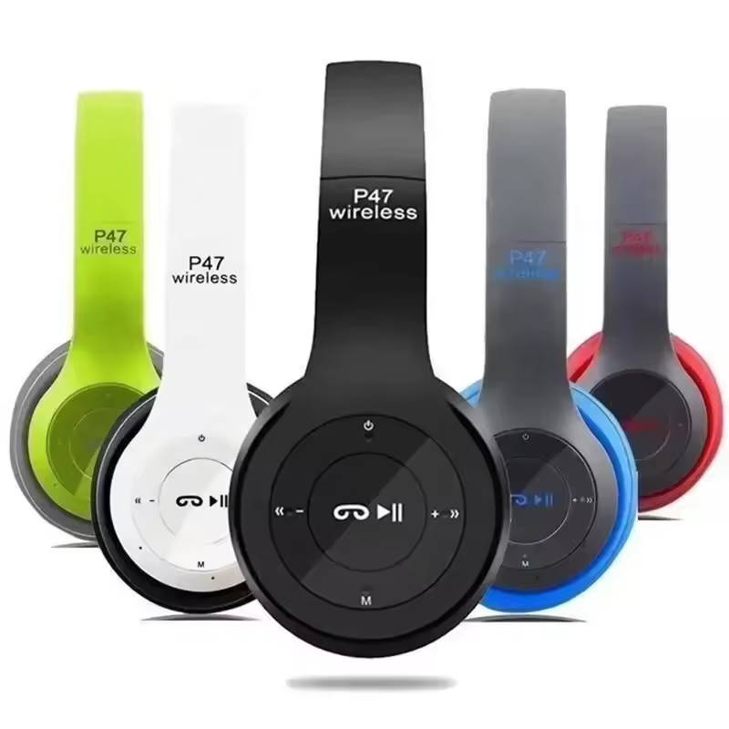 P47 Wireless Headphones Earbuds BT V5.0 TWS Gaming Headset